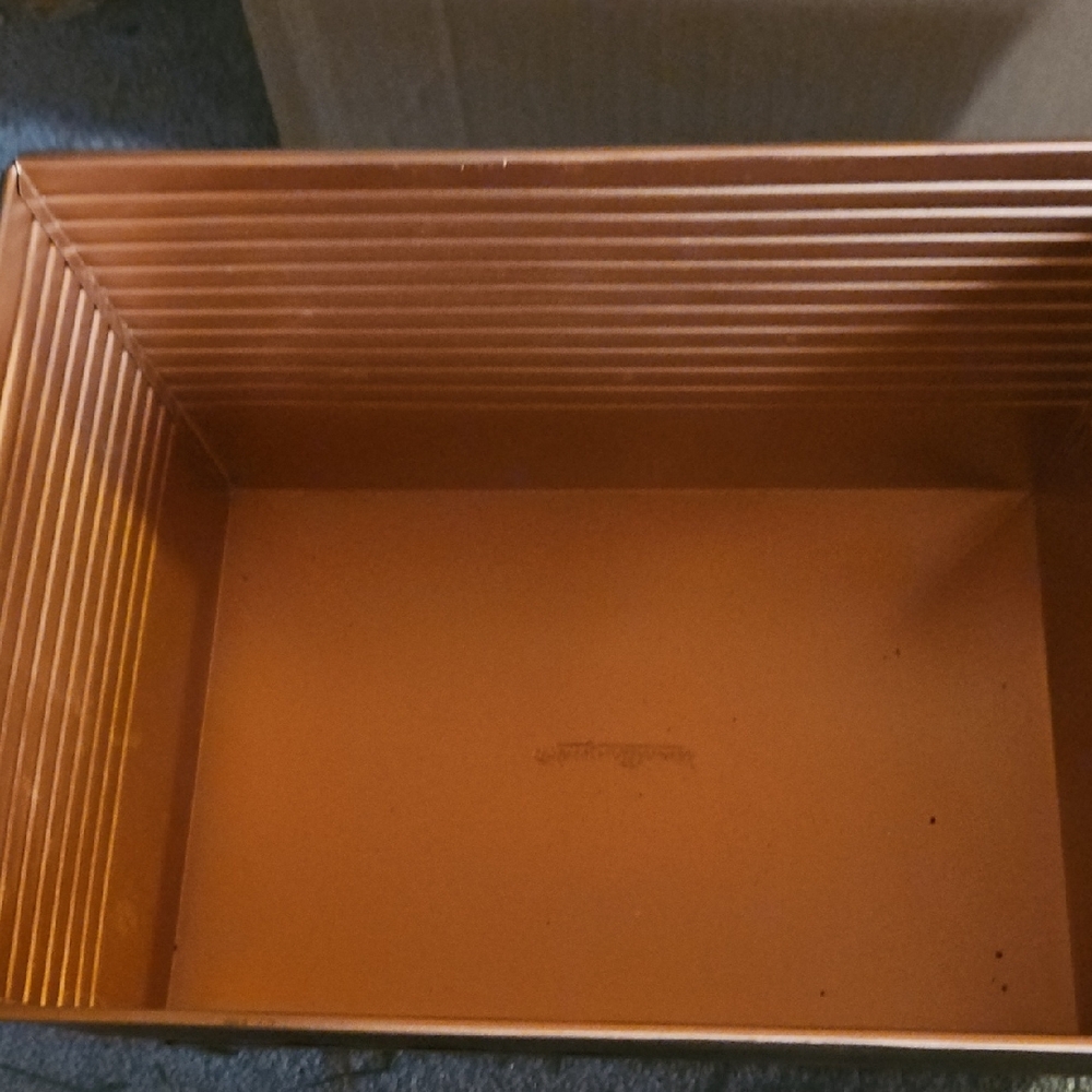 Copper Rectangular Storage Bin - Picture 4 of 5